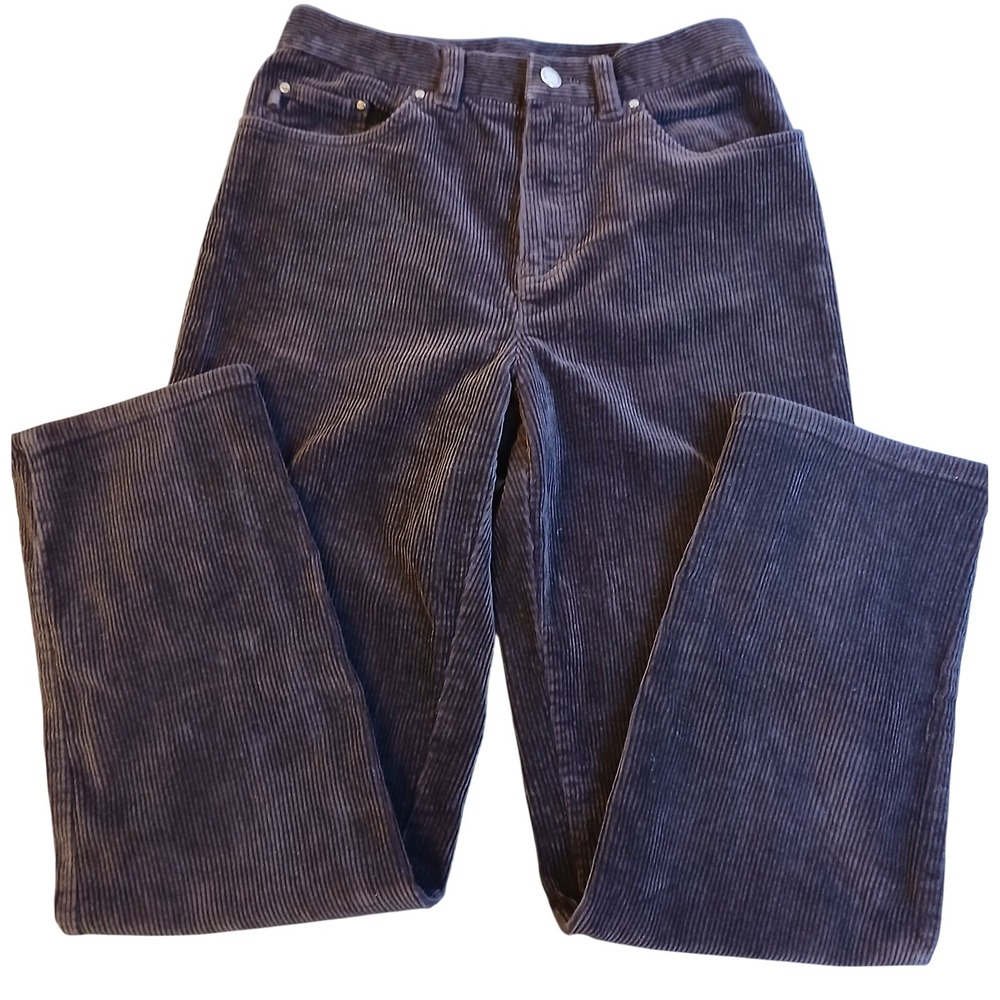 Lauren Ralph Lauren Brown Corduroy Straight Leg High Rise Pants 5-Pocket
